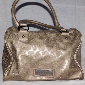 Betsy Johnson Skull Embossed Purse